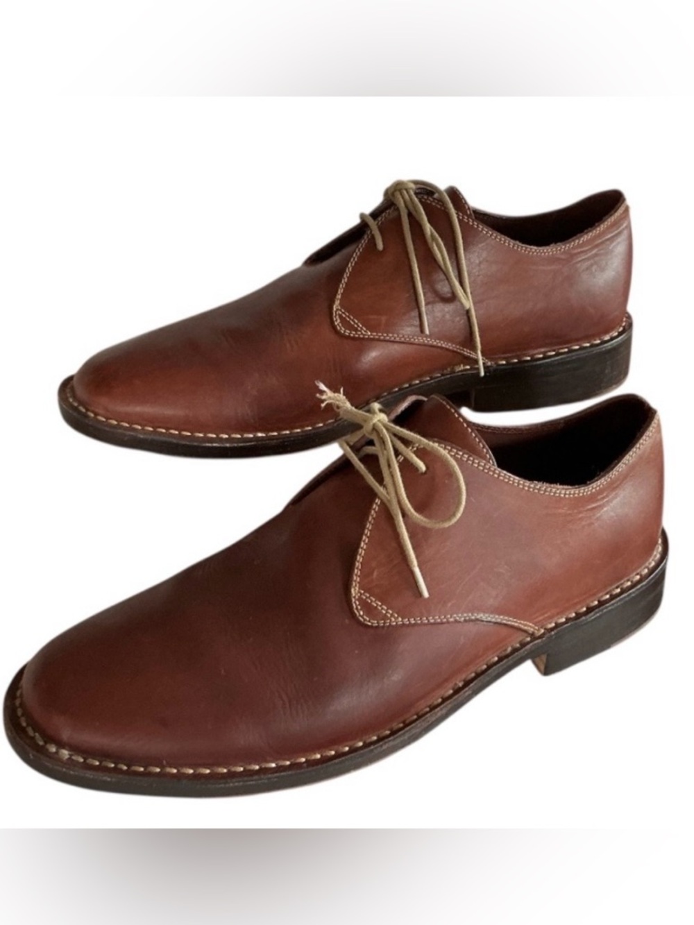 Cole Haan Country II Brown Leather Oxford Shoes Size 10 Business Casual Preppy